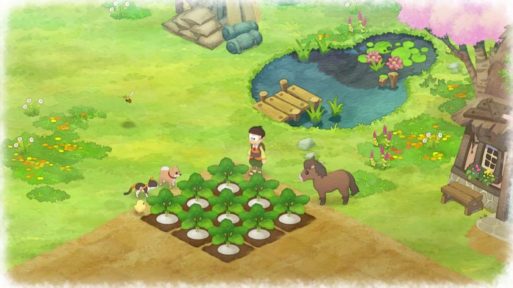 โดราเอมอนก็ไม่น้อยหน้า! ส่งโนบิตะมาปลูกผักกับเกม Doraemon: Nobita no Bokujou Monogatari 4