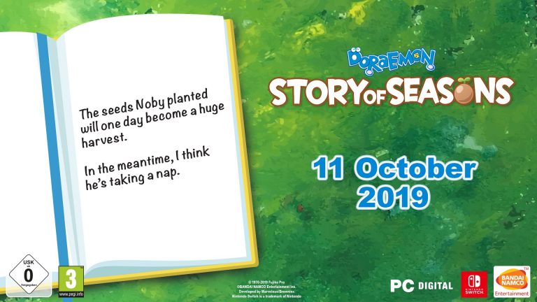 Doraemon Story of Seasons เวอร์ชันภาษาอังกฤษประกาศวันจำหน่ายแล้ว! เจอกัน 11 ตุลาคมนี้