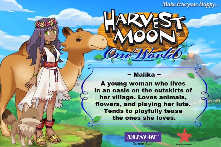 เผยตัวละครใหม่ Malika สาวขี้เล่นขี้แกล้งจาก Harvest Moon: One World