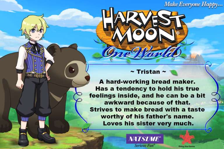 Tristan หนุ่มนักทำขนมปังแห่ง Harvest Moon: One World
