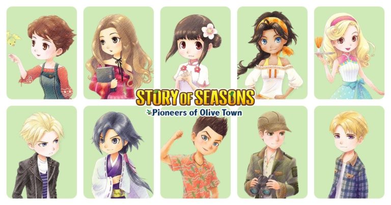 พาไปรู้จักหนุ่ม-สาวทั้ง 10 คน แห่งเมืองโอลีฟ, STORY OF SEASONS: Pioneers of Olive Town