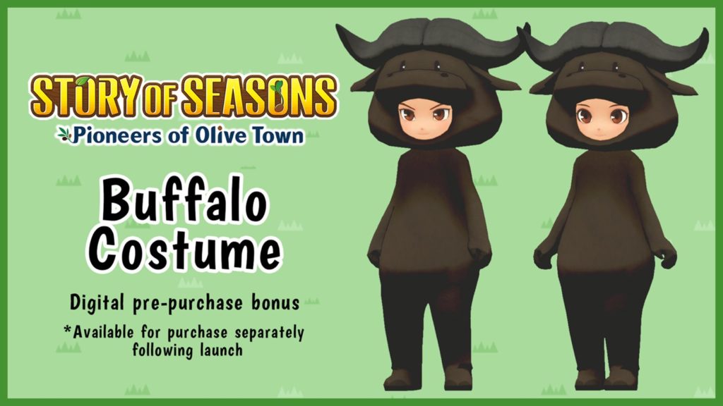 Buffalo Costume DLC - Pioneers of Olive Town